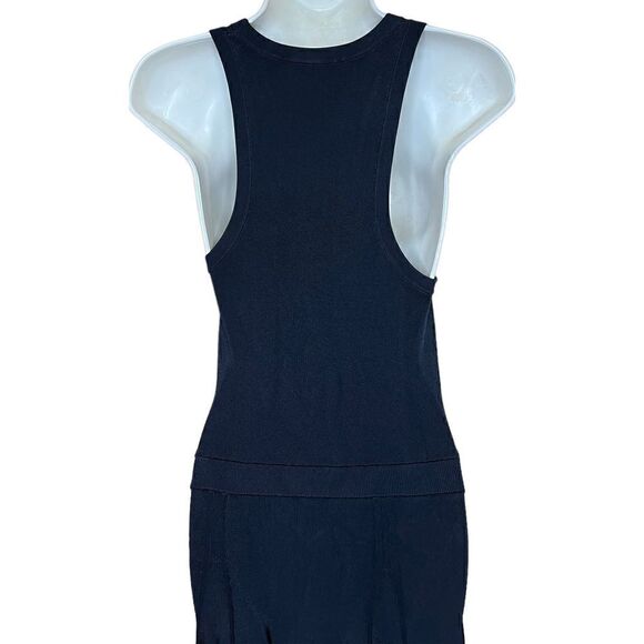 A.L.C. Scoop Neck Black Tank Pleated Dress Size XS - Picture 4 of 6